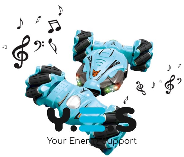 Машинка-перевертень всюдихід YL-51 на радіокеруванні: керування пультом або рукою