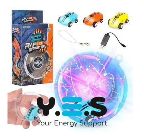 Інтерактивна машинка-спіннер Rapid Monster у кулі, USB, дитяча іграшка