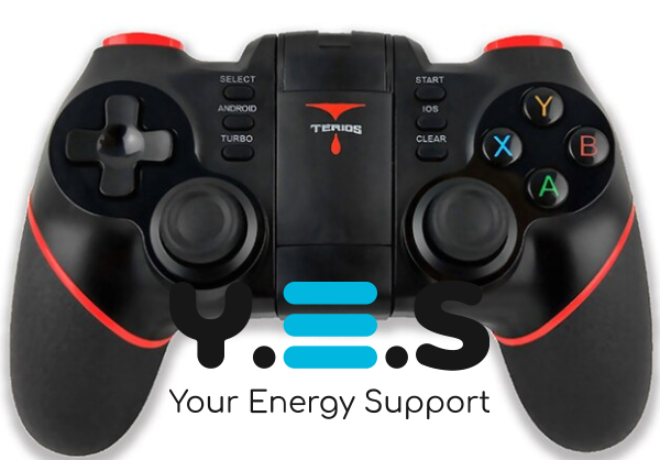 Бездротовий Bluetooth геймпад Terios T6 для Android, iOS, Smart TV та PC