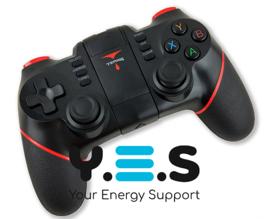 Бездротовий Bluetooth геймпад Terios T6 для Android, iOS, Smart TV та PC