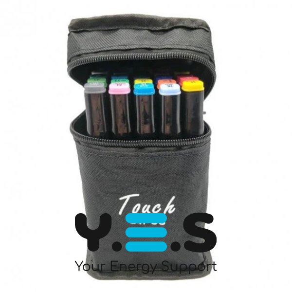 Набір двосторонніх маркерів для скетчингу Sketch Marker Touch Raven, 24 шт.