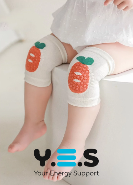 Дитячі наколінники KNEE PADS для повзання — м’який захист колін для малюка