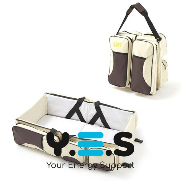 Складана сумка-ліжко для перенесення дитини Ganen Baby Bed & Bag, бежева