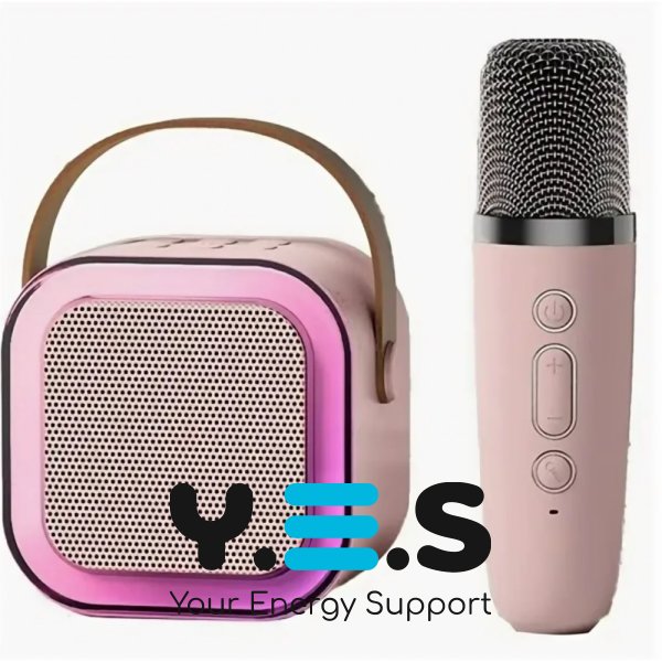 Дитячий караоке-набір: бездротовий мікрофон і Bluetooth-колонка для співу