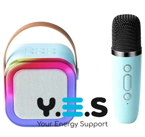 Дитячий караоке-набір: бездротовий мікрофон і Bluetooth-колонка для співу