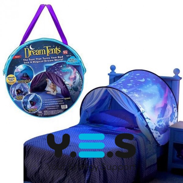 Дитячий намет-тент для сну Dream Tents для ліжка, казковий купол-укриття