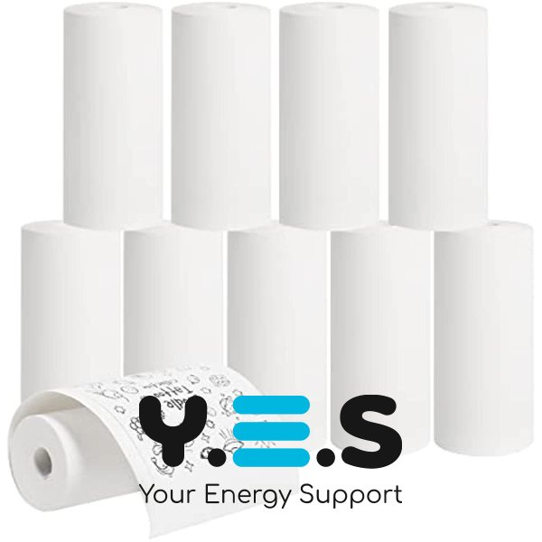 Набір термопаперу для портативного принтера: 5 рулонів, папір для дитячого термопринтера