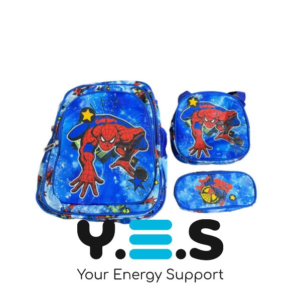 Дитячий рюкзак 3 в 1 для хлопчиків: Тачки / Людина-павук, шкільний учнівський (Спайдермен)