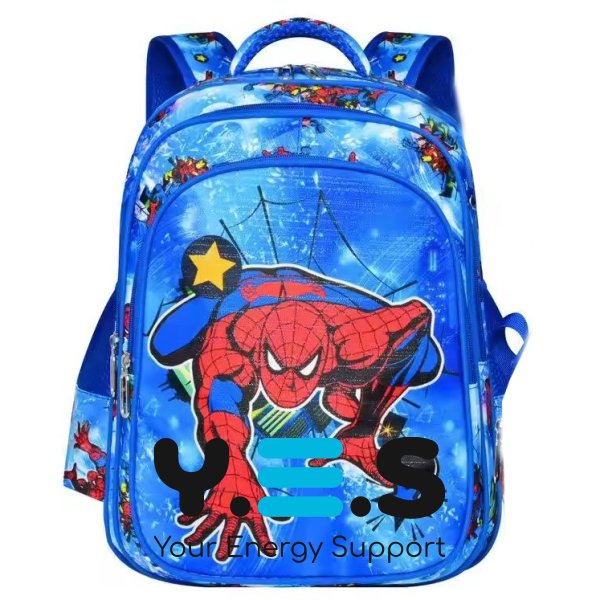 Дитячий рюкзак 3 в 1 для хлопчиків: Тачки / Людина-павук, шкільний учнівський (Спайдермен)