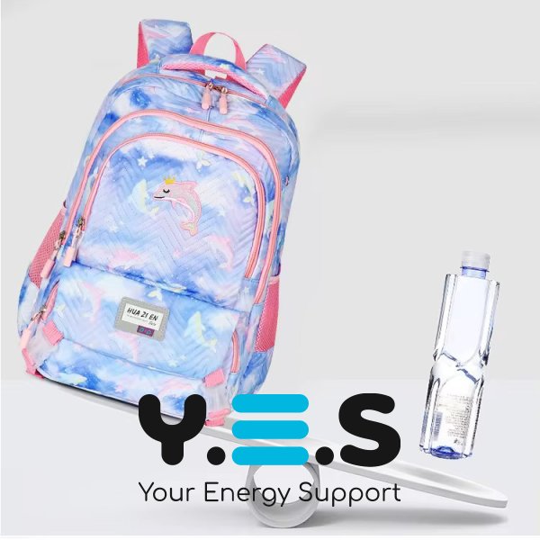 Дитячий шкільний рюкзак 3 в 1 для дівчаток «Дельфінчик» (набір: рюкзак+сумка+пенал)