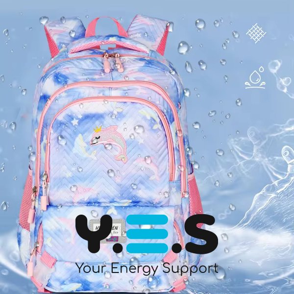 Дитячий шкільний рюкзак 3 в 1 для дівчаток «Дельфінчик» (набір: рюкзак+сумка+пенал)