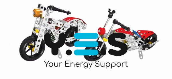 Металевий гвинтовий конструктор «Мотоцикли» 5-в-1, 283 деталі (механічний)