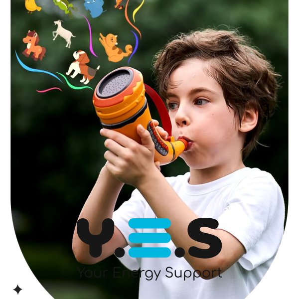 Інтерактивний дитячий музичний ріжок Animal Caller з імітацією 30 звуків тварин