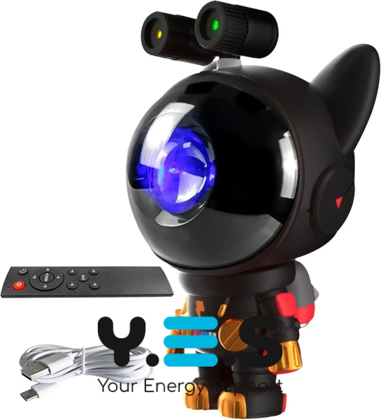 Лазерний нічник-проектор Nebula Dog «Собака-астронавт» — космос і зоряне небо