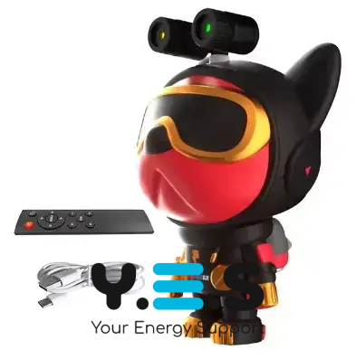 Лазерний нічник-проектор Nebula Dog «Собака-астронавт» — космос і зоряне небо