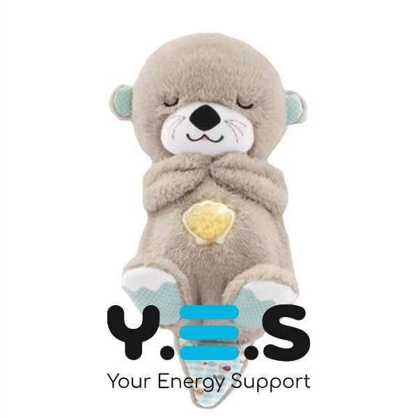 Плюшева іграшка-нічник видрочка Soothe Snuggle Otter: музика, підсвітка, імітація дихання