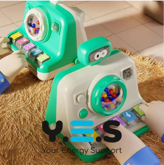 Міні-піаніно іграшкове з музикою та підсвіткою, електросинтезатор на батарейках, Монтессорі, 18м+