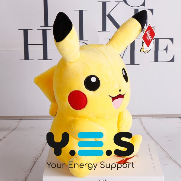 М’яка іграшка-обіймашка Пікачу, антистрес подушка 65 см