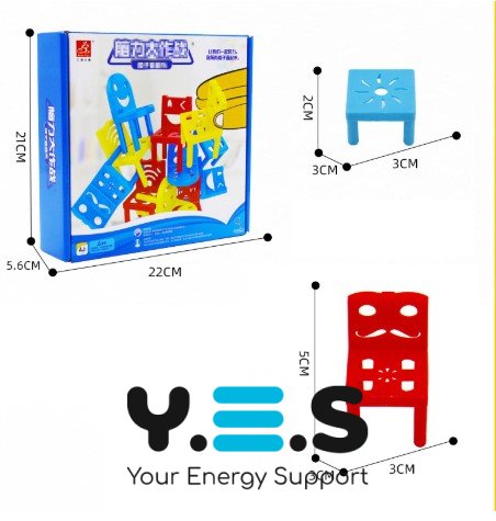 Стільці-балансири: настільна розвивальна гра для дітей, пірамідка зі стільців що балансують