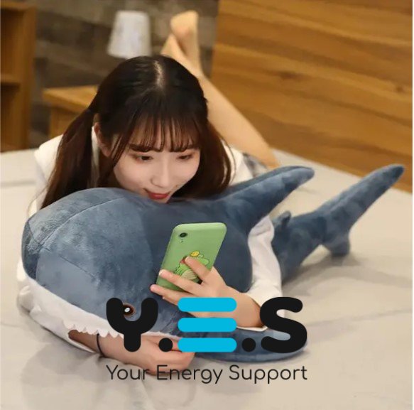 Дитяча плюшева іграшка акула-обіймашка 140 см, м’яка подушка-обнімашка