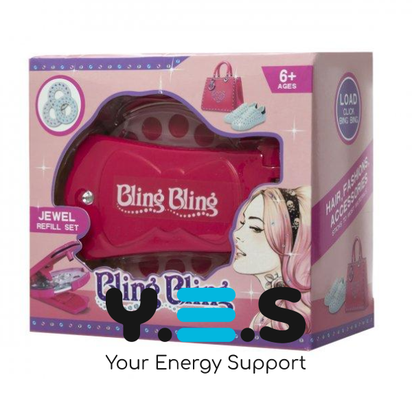 Степлер-стайлер Bling Bling для волосся: прикраса стразами, «діамантовий» для дівчаток