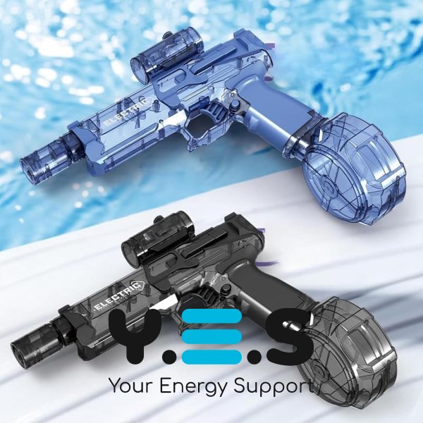 Електричний водяний бластер A2: акумуляторний автоматичний пістолет з підсвіткою та великим баком