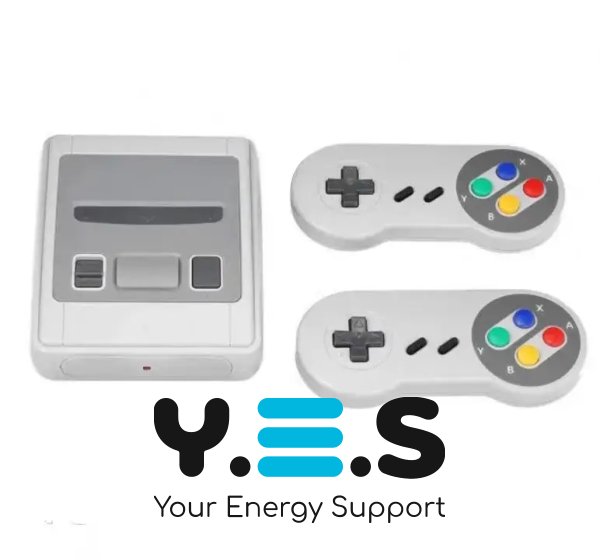 Ігрова приставка LH-35 з бездротовими джойстиками, 3000 класичних ігор, HDMI, компактна