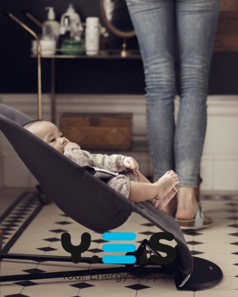 Ергономічне дитяче крісло-гойдалка BabyBjörn Balance Soft, бавовна