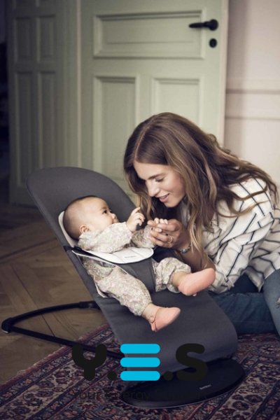 Ергономічне дитяче крісло-гойдалка BabyBjörn Balance Soft, бавовна