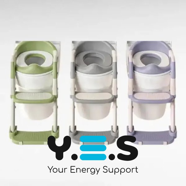 Дитяче сидіння на унітаз Babycare з драбинкою, складна накладка зі сходинкою