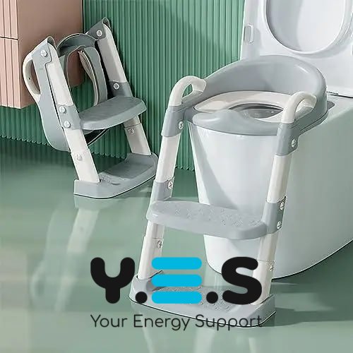 Дитяче сидіння на унітаз Babycare з драбинкою, складна накладка зі сходинкою