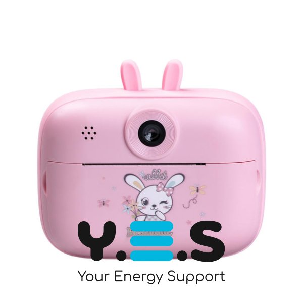 Дитячий фотоапарат «Зайка» у формі зайчика з миттєвим друком знімків