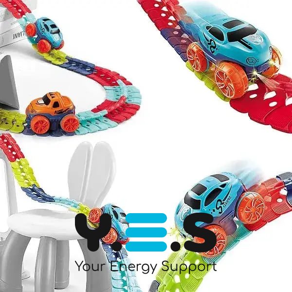 Гнучка гоночна траса Cheangeble Track з машинкою, 138 деталей (138 pcs)