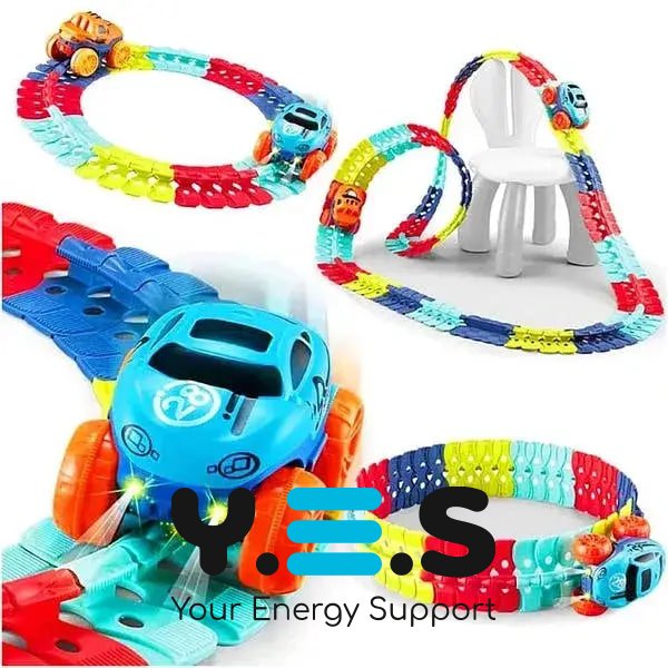 Гнучка гоночна траса Cheangeble Track з машинкою, 138 деталей (138 pcs)