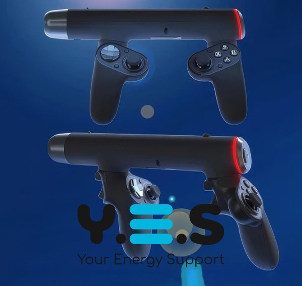 Ігровий контролер-джойстик XGUN-X1 для PS і планшета з акумулятором та лазерним прицілом