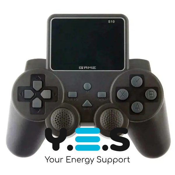 Портативна ретро міні-ігрова приставка Gamepad S10, екран 2,4″, 520 ігор, джойстик