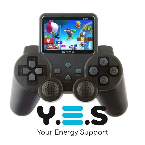 Портативна ретро міні-ігрова приставка Gamepad S10, екран 2,4″, 520 ігор, джойстик