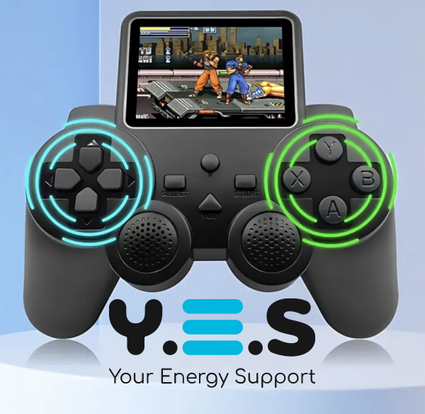 Портативна ретро міні-ігрова приставка Gamepad S10, екран 2,4″, 520 ігор, джойстик