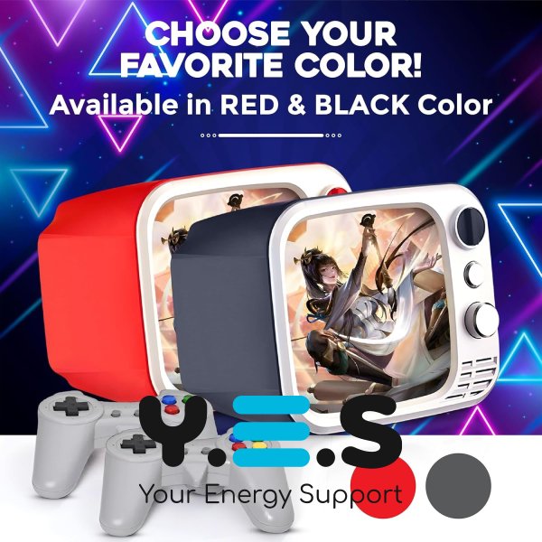 Ретро консоль H7 Mini TV: 740 ігор, портативна з екраном, 2 джойстики
