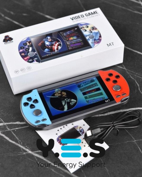 Портативна ретро-консоль M7: IPS 4,3″, 10 000 ігор, ігрова приставка з екраном