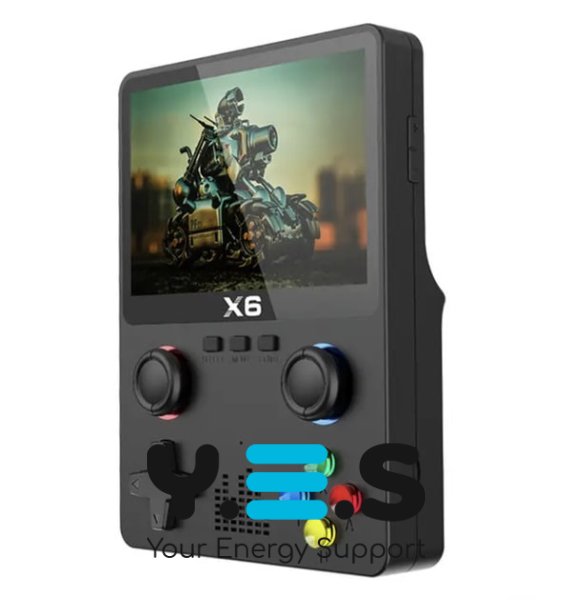Портативна ігрова консоль X6, 3,5" IPS екран, 10000 вбудованих ігор