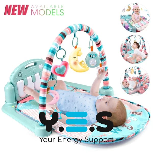 Музичний розвивальний килимок B250 для малюків — багатофункціональний дитячий ігровий килимок