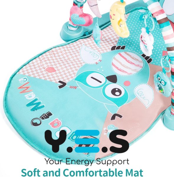 Музичний розвивальний килимок B250 для малюків — багатофункціональний дитячий ігровий килимок