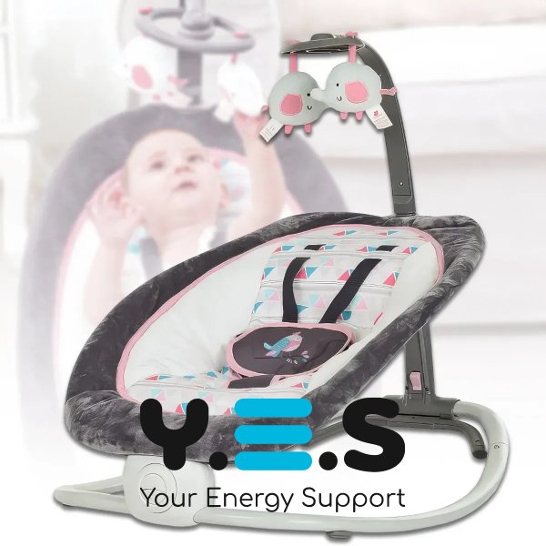 Шезлонг-гойдалка Mastela 6917 з мелодіями та підвісними іграшками для дітей