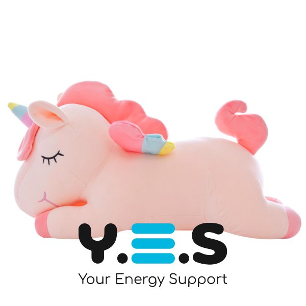 Плюшева м’яка іграшка єдиноріг-обіймашка для дітей, 40 см