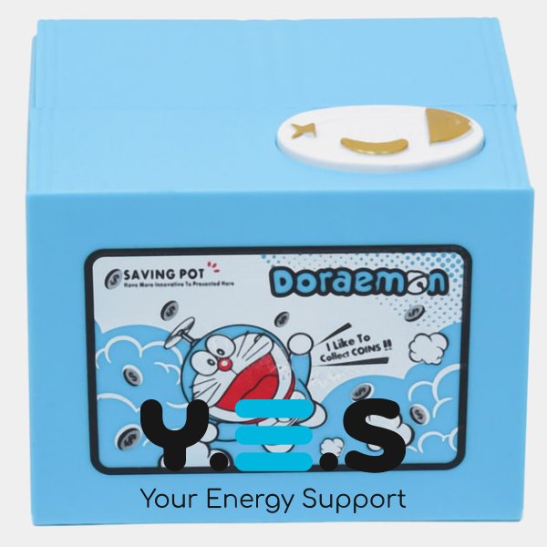 Інтерактивна дитяча скарбничка DORAEMON з автоприйомом монет, на батарейках