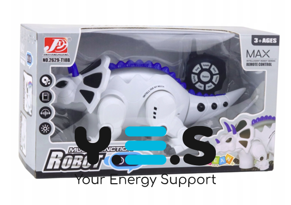 Інтерактивний робот-динозавр на радіокеруванні з пультом, світлом і звуком 2629-T18B