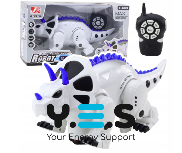 Інтерактивний робот-динозавр на радіокеруванні з пультом, світлом і звуком 2629-T18B