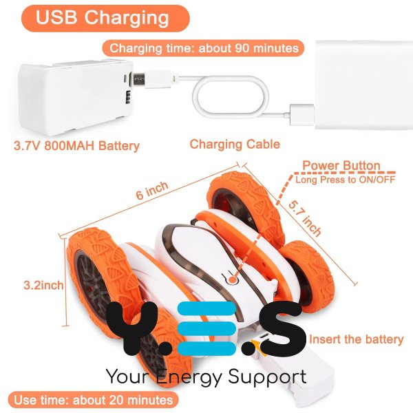 Машинка-перевертень на радіокеруванні Storms Extreme 360 Tumbling Spinning