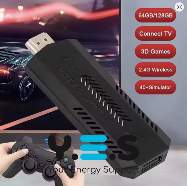 Ігрова приставка X2 Plus Gamestick 64GB, 4K Ultra HD, 2 бездротові джойстики